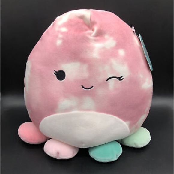 Nwt 🐙 Squishmallows 8" Oshun The Octopus Pink Sea Life - Picture 2 of 6